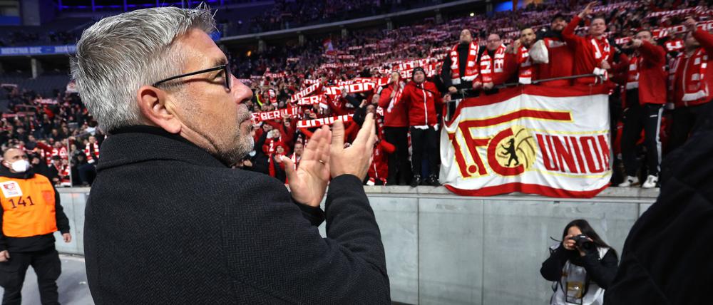 Urs Fischer genoss trotz aller Misserfolge in dieser Saison die volle Unterstützung der Union-Fans.