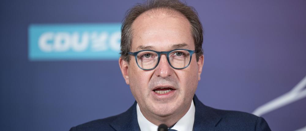 Der CSU-Landesgruppenchef Alexander Dobrindt.