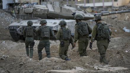 Israelische Soldaten im Gazastreifen.