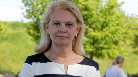 Kreisparteitag der CDU im Volkspark Potsdam. Bundestagsabgeordnete Saskia Ludwig.