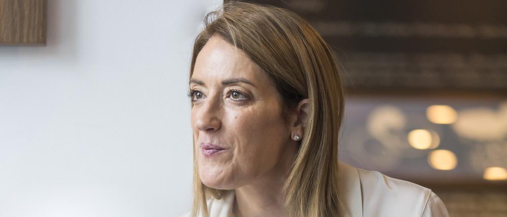 Roberta Metsola, Präsidentin des Europäischen Parlaments