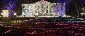 Weihnachten im Tierpark in Berlin, weihnachtlich illuminierter Rundgang,
Copyright: DAVIDS/Michael Ukas, 15.11.2023