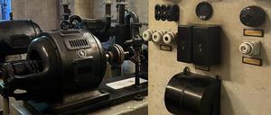 Der Rohrpostkeller des Museums für Kommunikation. 