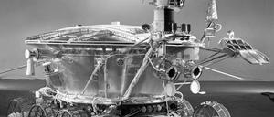 Acht Räder, weitreichender Außenspiegel: Lunochod 1 