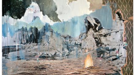 Tausendundeine Nacht? Clemens Tremmel hat in „Sakhra“, 2021, Eindrücke einer Reise nach Jordanien verarbeitet.