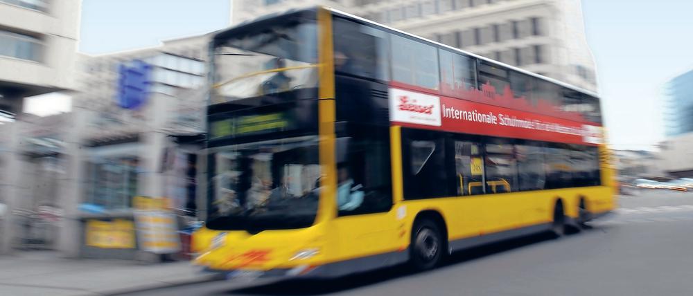 Ein BVG-Bus in Berlin 