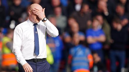 Sean Dyche, Trainer von FC Everton, ist nun mit dem Abstieg konfrontiert.