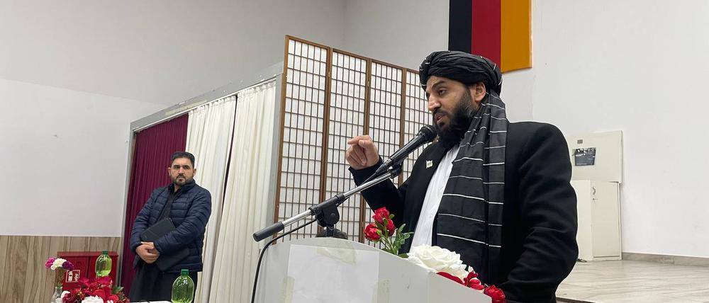 Abdul Bari Omar in einer Kölner Moschee.