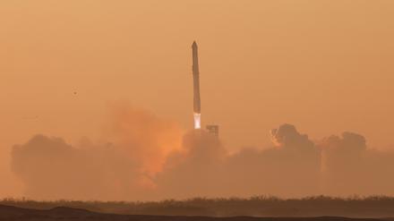 Die „Starship“ ist am Samstag erneut abgehoben.