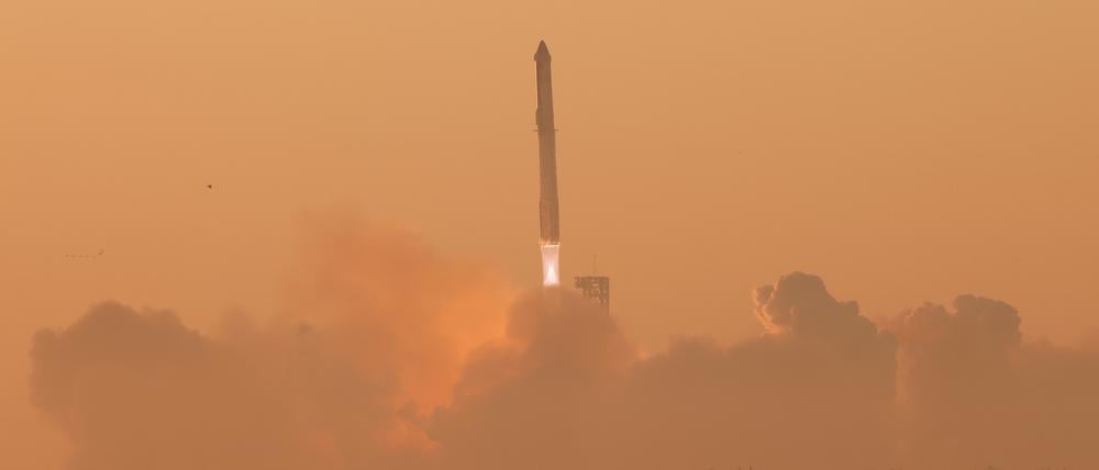 Die „Starship“ ist am Samstag erneut abgehoben.