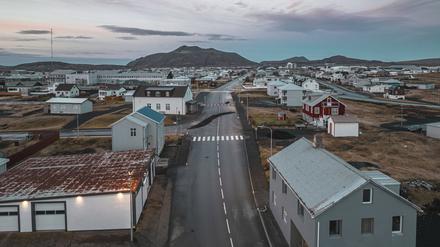 Die Stadt Grindavik in Island ist akut durch einen Vulkan bedroht.