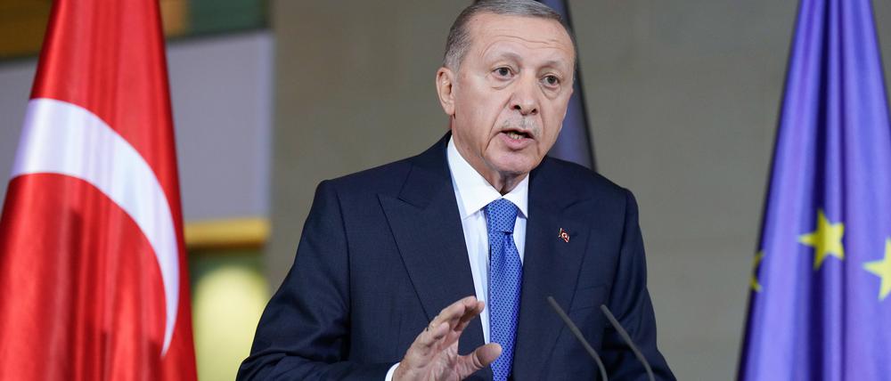 Der türkische Präsident Recep Tayyip Erdogan