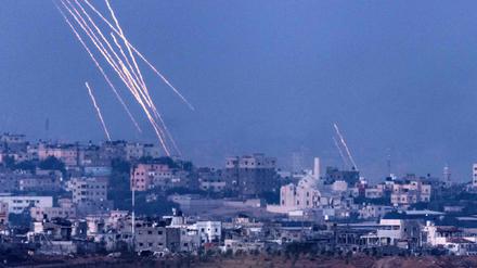 Israelischer Angriff auf den Gazastreifen am Morgen des 19. November. 
