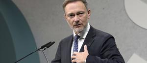 Christian Lindner bei einem Termin im November.