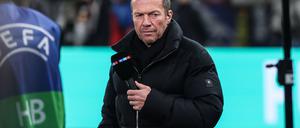 Hat mal wieder was zu Meckern. Lothar Matthäus.