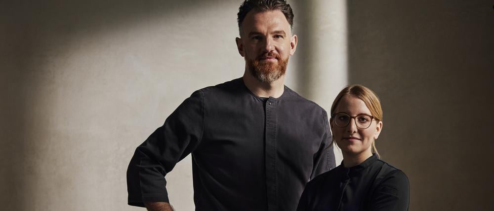 René Frank und Julia Leitner vom Restaurant „Coda“ in Neukölln.