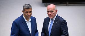 Raed Saleh und Kai Wegner sind als Sptitzen von SPD beziehungsweise CDU für das Haushaltschaos mitverantwortlich.