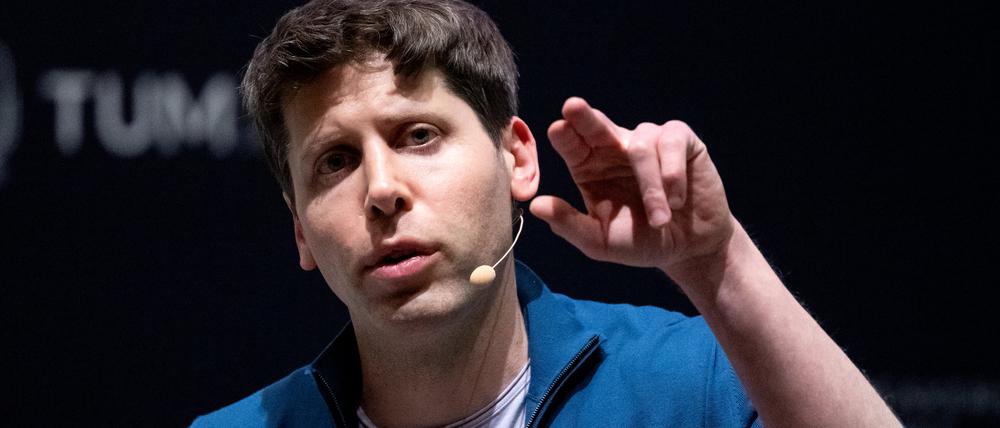 Sam Altman ist der Erfinder der KI-Software ChatGPT.
