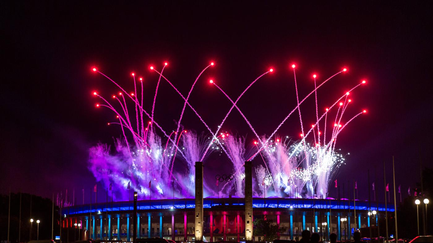 Berlin und Olympia Feier der Demokratie