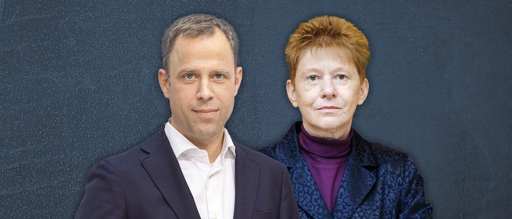 Mario Czaja und Petra Pau.