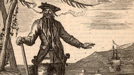 Blackbeard war sich seiner äußerlichen Wirkung bewusst.