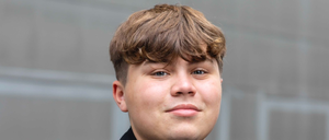 Der Lichtenberger Schüler Lasko Schleunung. 