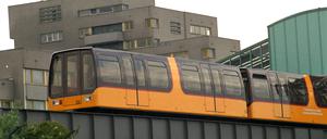 Die Berliner Magnetbahn im Jahr 1991. 
