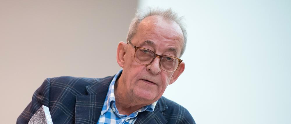 Kasper König, 2017 bei der Eröffnung der „Skulptur Projekte“ in Münster.