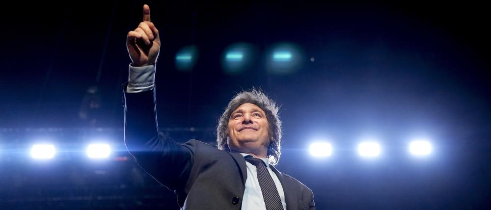 Der künftige argentinische Präsident Javier Milei.
