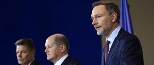 Das war alles noch gut: Christian Lindner (r.) und Olaf Scholz.