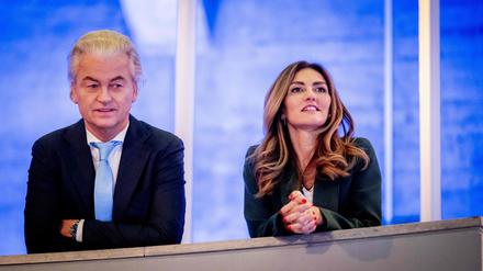 Rechtspopulist Geert Wilders (l.) und Rutte-Nachfolgerin Dilan Yesilgöz.