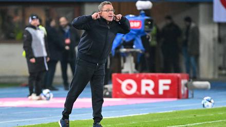 Deutschland, ich höre nichts. Ralf Rangnick hatte am Dienstag jeden Grund zur Freude.