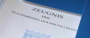 Ein bayerisches Zeugnis der Allgemeinen Hochschulreife.