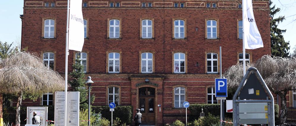 Haupteingang des Vivantes Wenckebach-Klinikums in Berlin-Tempelhof.