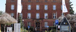 Haupteingang des Vivantes Wenckebach-Klinikums in Berlin-Tempelhof.