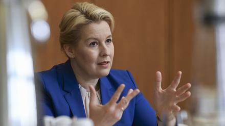 Franziska Giffey ist Senatorin für Wirtschaft, Energie und Betriebe. SPD-Landesvorsitzende will sie nicht länger bleiben.