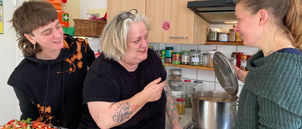 „Unterschlupf“, Kreuzberger Tagestreff für obdachlose Frauen.