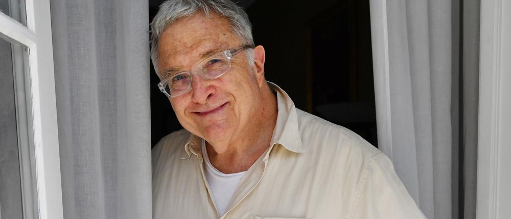 Randy Newman 2017 am Rande von Interviewterminen in Berlin.  