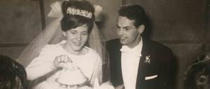 Armin und Christl bei ihrer Hochzeit.