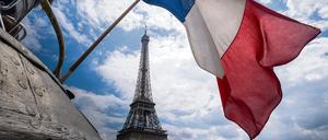 Die französische Flagge.