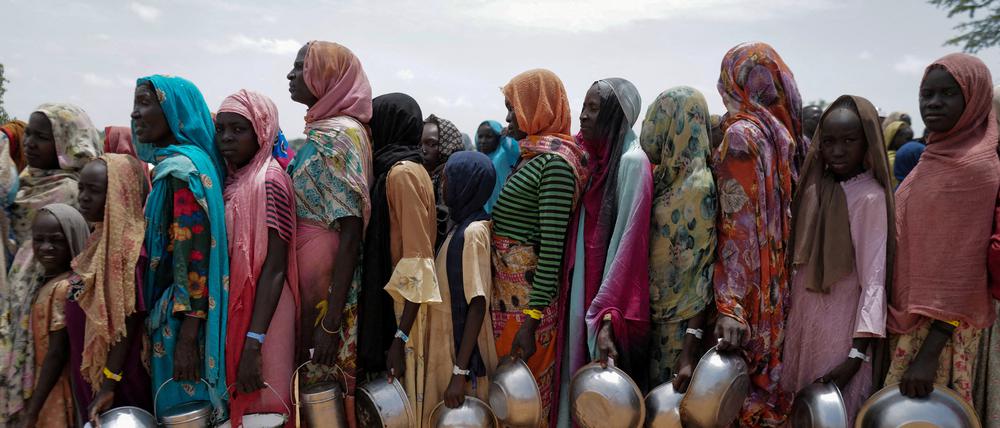 Sechs Millionen Menschen fliehen vor Hunger und Gewalt.