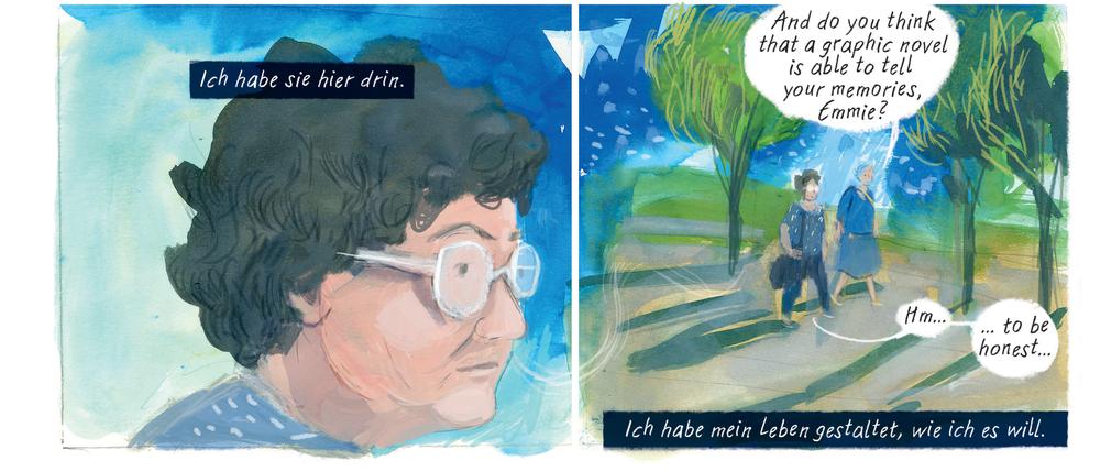 Eine Seite aus „Emmie Arbel“.