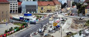 Seit vielen Jahren wird am Molkenmarkt gebaut – und seit vielen Jahren wird darüber diskutiert, wie hier gebaut werden soll. 