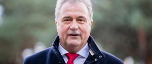 Claus Weselsky, Vorsitzender der Gewerkschaft Deutscher Lokomotivführer (GDL), am 24.11.2023.