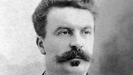 Der französische Schriftsteller Guy de Maupassant 
