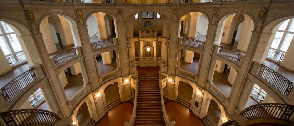 Die Eingangshalle des Kammergerichtes Berlin.