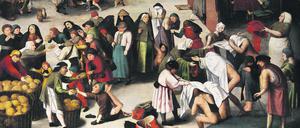 Das mittelalterliche Christentum sprach von den „sieben Werken der Barmherzigkeit“: Hungernde speisen, Dürstenden zu trinken geben, Nackte bekleiden, Fremde aufnehmen, Kranke besuchen, Gefangene besuchen und Tote begraben. 