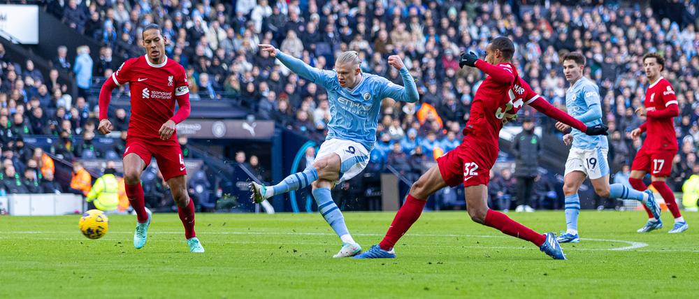 Erling Haaland wurde rechtzeitig wieder fit und brachte Manchester City in Führung.