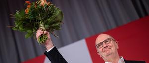 Alter neuer Landeschef: Dietmar Woidke wurde am Samstag wiedergewählt.