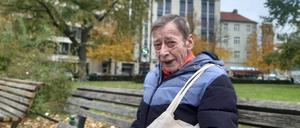 Klaus Seilwinder am Askanischen Platz in Berlin.